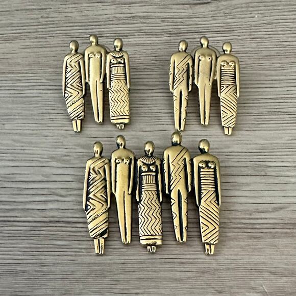 Laurel Burch Tribe Collection Gold Tone Jewelry Set- 2pc - Picture 1 of 4